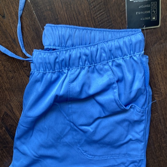 Blue Jogger Sweatpants with Elastic Waistband - Picture 14 of 15